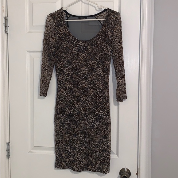 Cheetah Print Bodycon Dress - Picture 1 of 4